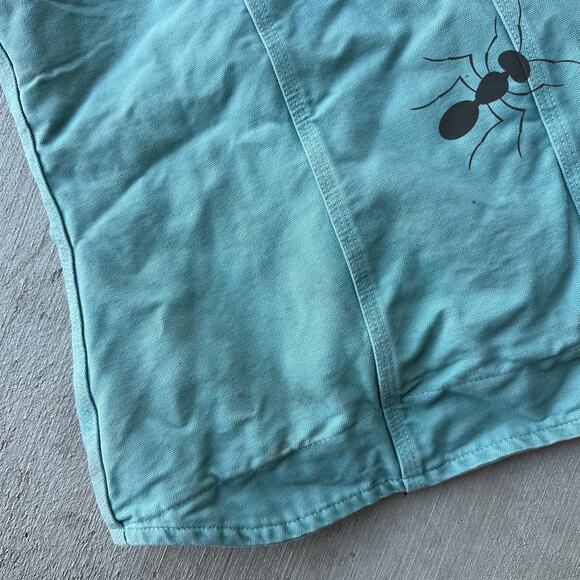 Vintage Y2K Carhartt WOMENS WV001 Light blue work wear vest - Picture 5 of 6